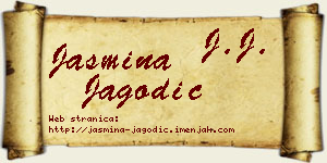 Jasmina Jagodić vizit kartica